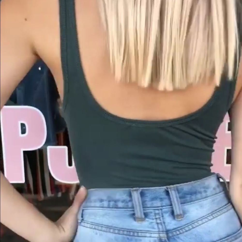 S O L D ! Forest Green Bodysuit